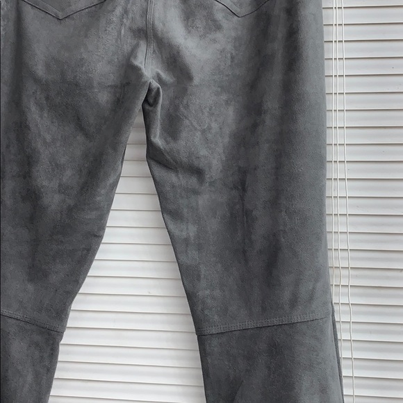 Max Studio Suede Look Pants Sz L - Picture 5 of 5
